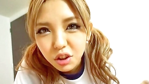 Horny Japanese whore Rena Konishi in Crazy POV, Blowjob JAV scene